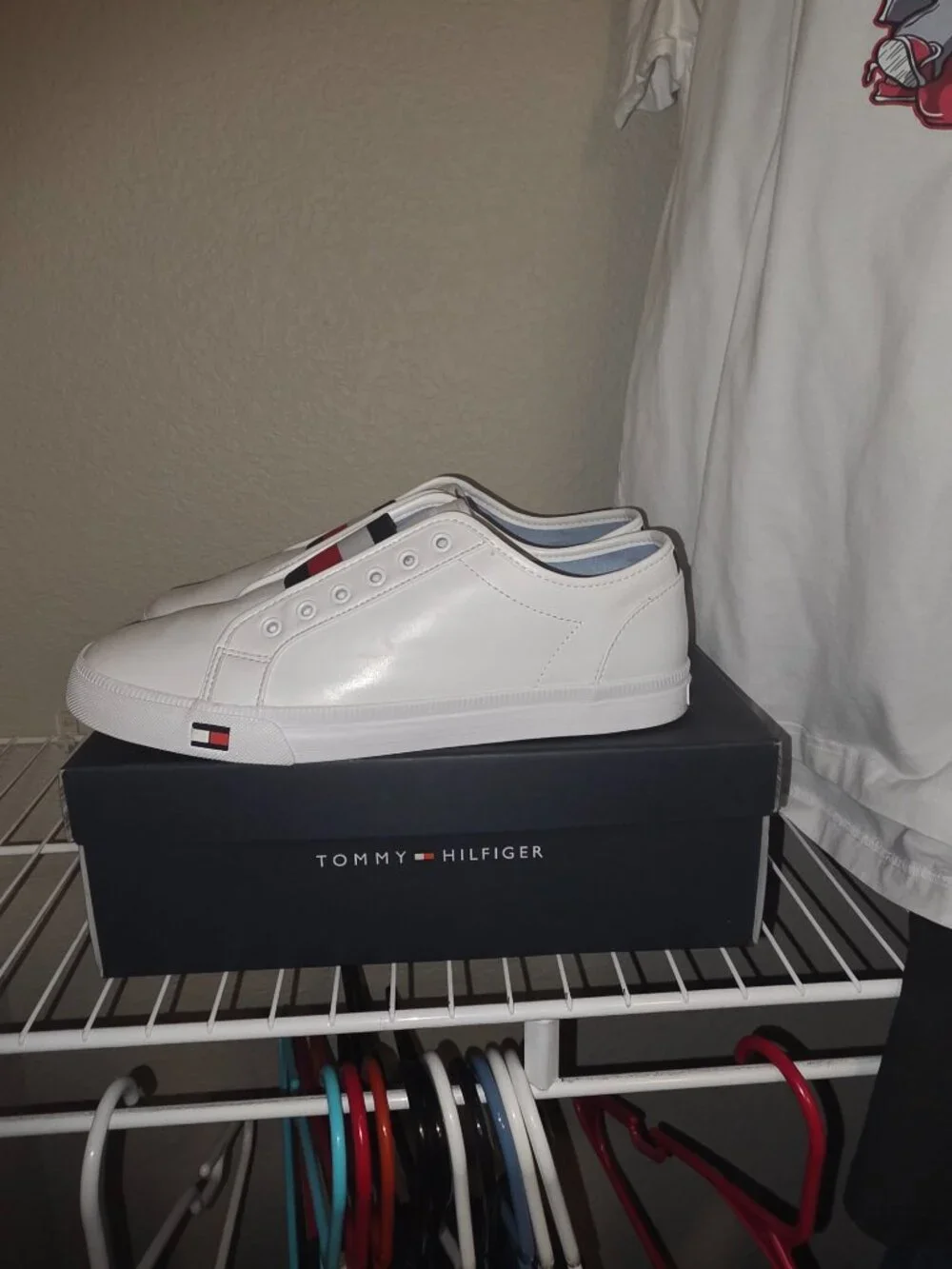 Tommy Hilfiger Women's Anni Slip-On Casual Sneakers - White - Size 10